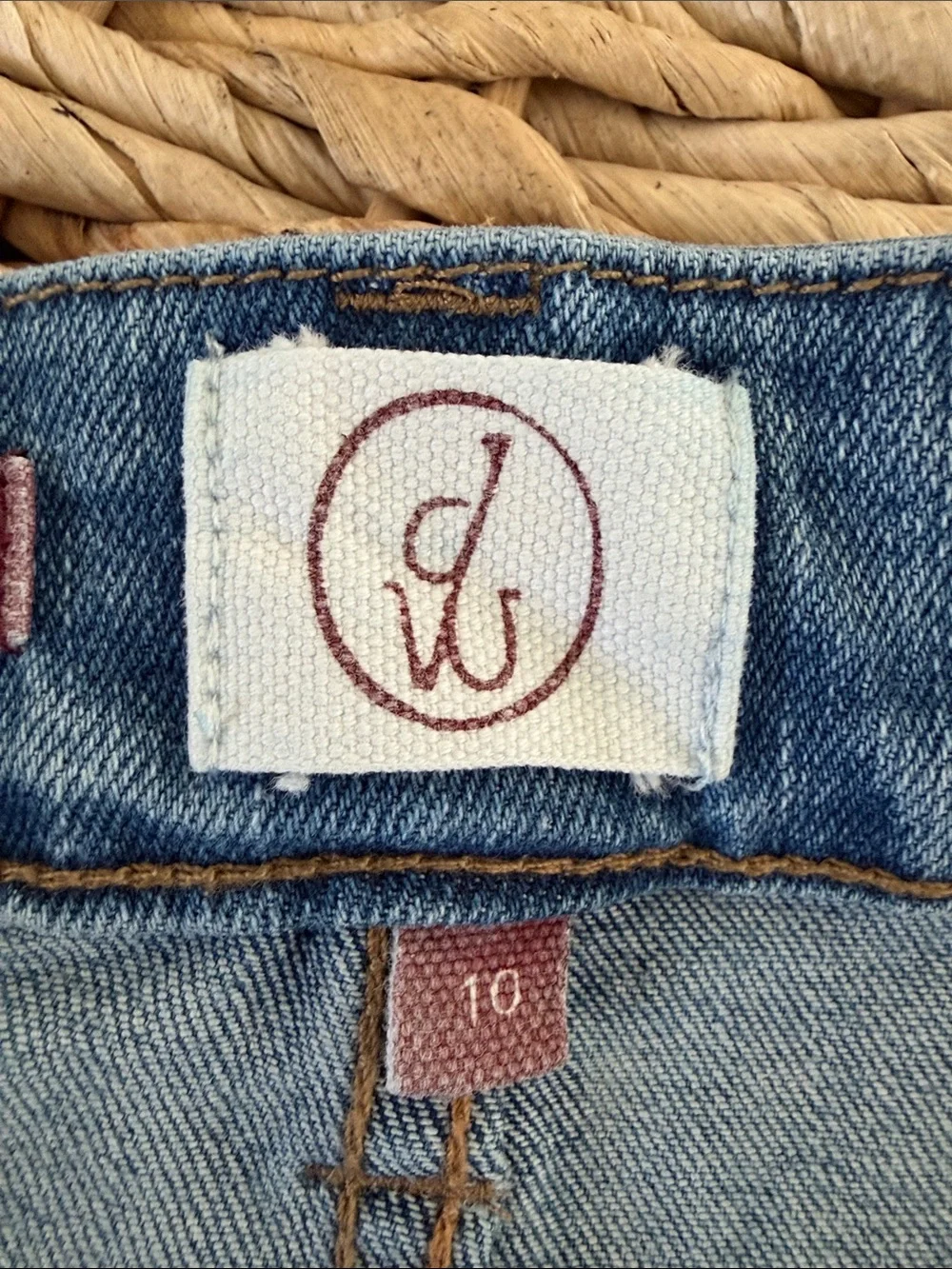 Driftwood Daisy Embroidered Cuff Charlotte Crop Jean